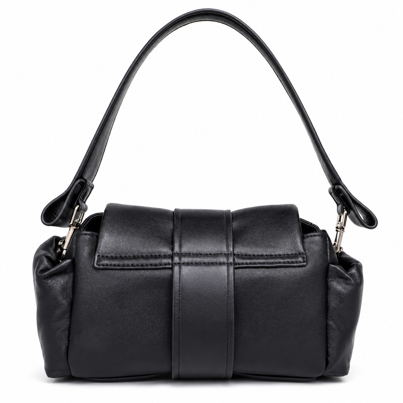 Black Leather Handbag Women Shoulder Bag Tote Purse New Outlet Fashion
