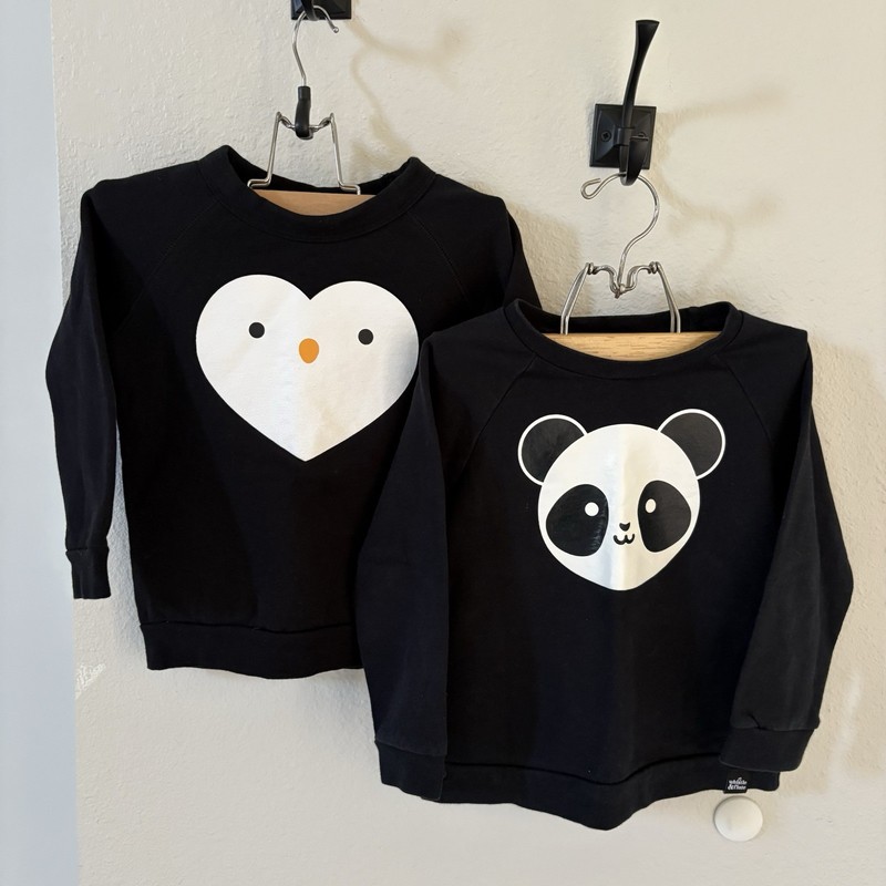 Whistle & Flute Penguin Graphic Sweatshirt Dark Green 5-6Y