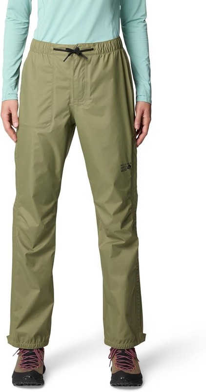 New MOUNTAIN HARDWEAR Threshold PANTS Womens Medium Tall Waterproof Packable NWT