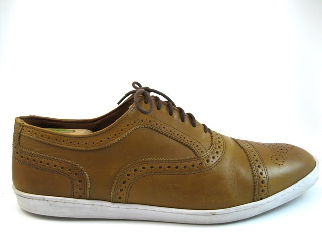 Allen Edmonds "STRAND" Men's Casual Cap-Toe Oxford Sneakers 11.5 D Walnut(421N) gallery