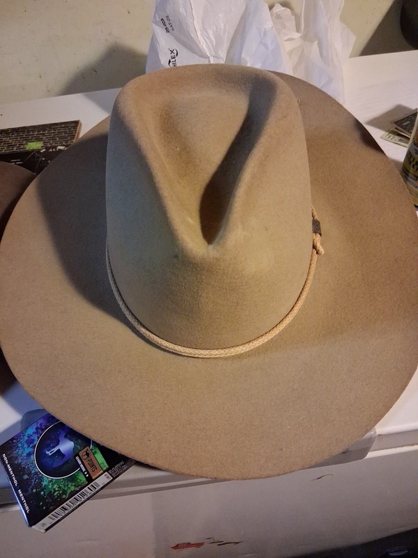 5x Beaver Brand And Eddy Bros Cowboy Hats 7 1/4 gallery