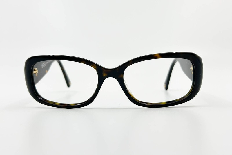 Coach Bronwen Sunglasses Frames S829 Womens Brown Full Rim Square 125 3737