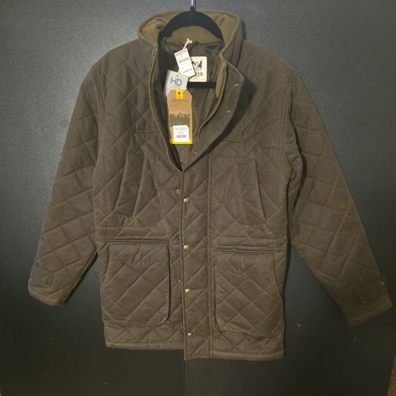 Schaefer Outfitter Men’s Oak Rangewax Sharptail Quilted Jacket Size Small