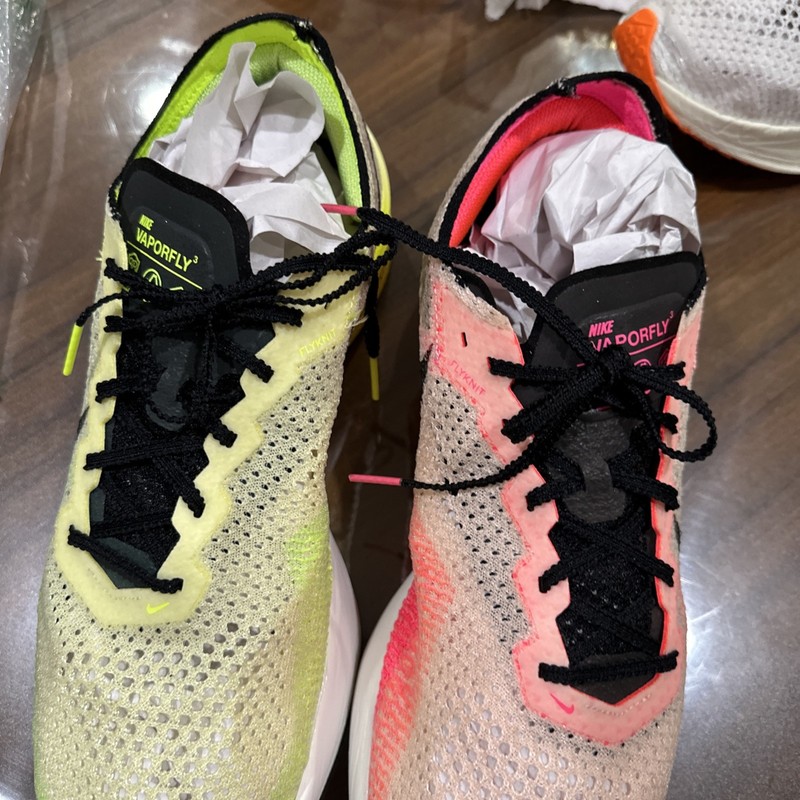 Size 12.5 - Nike ZoomX VaporFly Next% 3 Ekiden Zoom Pack Green Pink Lot Set gallery