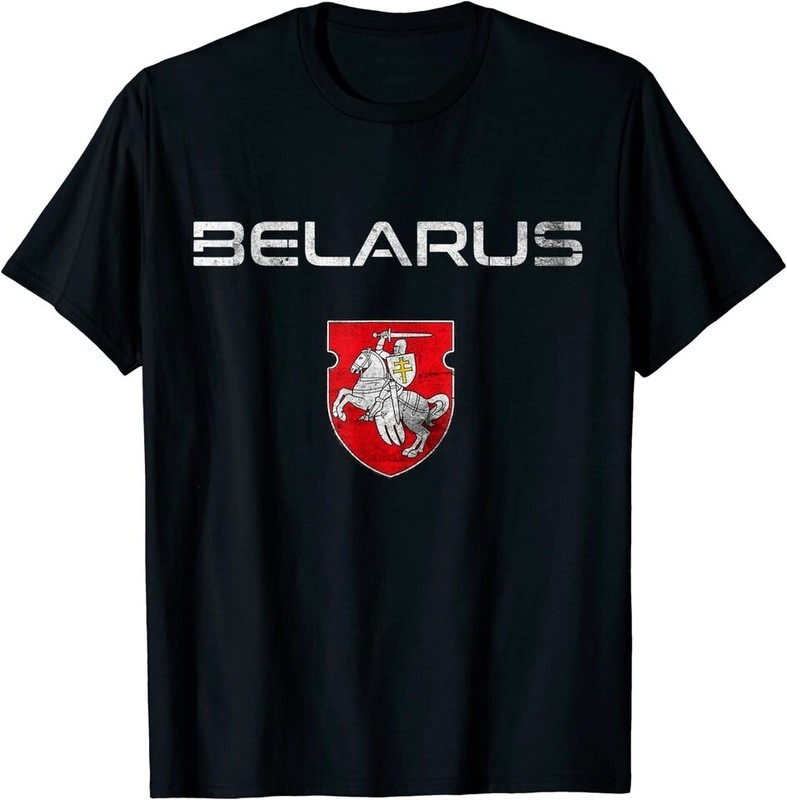 NEW LIMITED Belarus White Knight Pagonya Free Belarusian Pride Gift T-Shirt