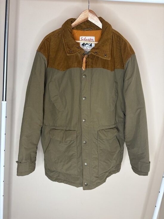Schaefer Outfitter Carson Jacket Olive Mens Size Large