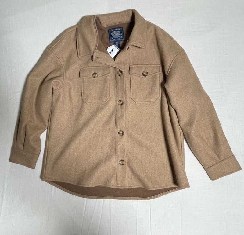 Womens Cambridge Dry Goods Brown Button Down Shirt (Size XL) NWT