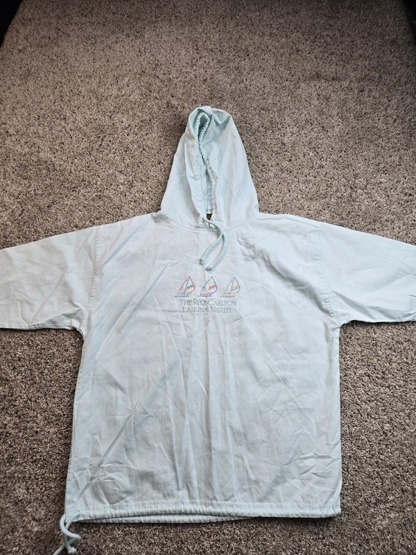 Vintage The Ritz-Carlton Laguna Niguel Hoodie Shirt Mens Large Blue 90s gallery