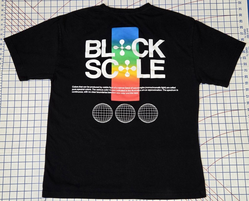 Black Scale Shirt Size Large