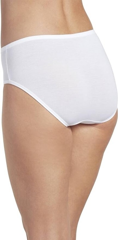Jockey L13536 Womens White Underwear Supersoft Hipster Size 6 gallery