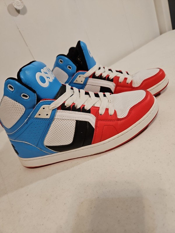 Osiris Shoes High Top Men’s Skate Sneakers Size 11 Y2K Rare Emo Shoes (
