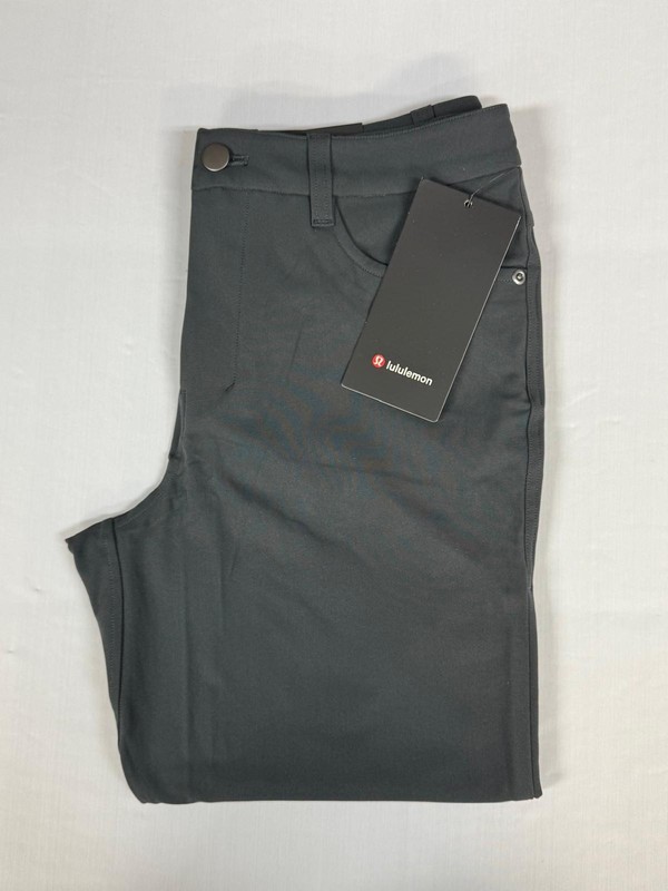 *ABC* Slim-Fit 5 Pocket Pant 30L Warpstreme By lululemon Obsidian Pick Your Size