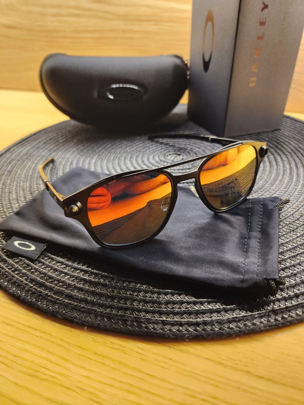 Oakley Coldfuse Black Metal Metal Frame Red Prizm Polarized Lens NEW gallery