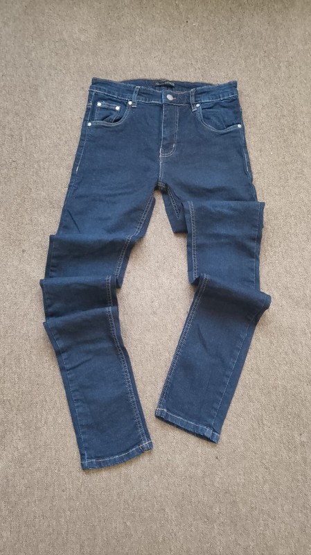 Men’s W30 L32 Skinny Fit Navy Blue Slim Fit Jeans