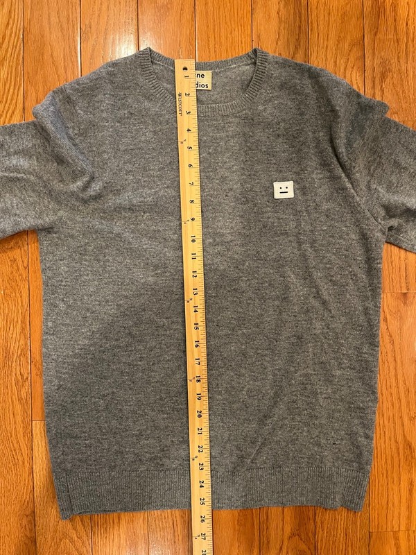 Acne Studios Wool Sweater Gray Size Medium (flaws) gallery