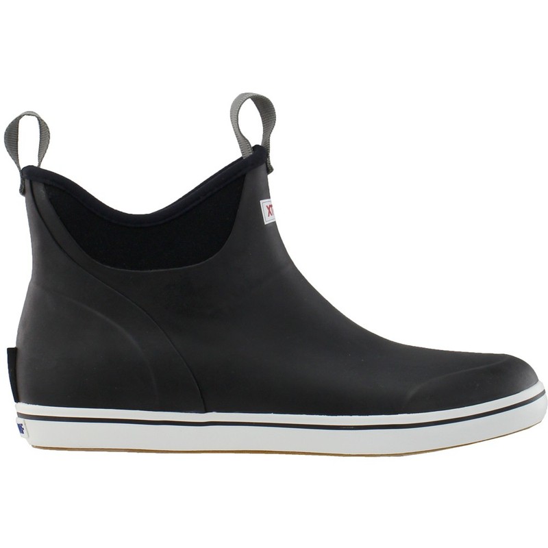 Xtratuf Ankle Deck Round Toe Pull On Mens Black Casual Boots 22736-BLK