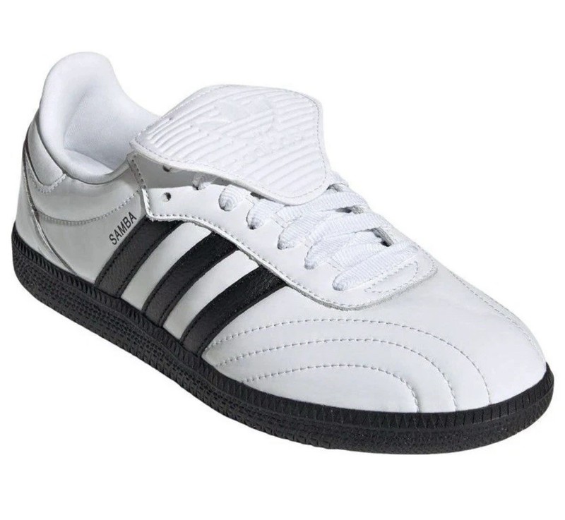 Adidas Women's Samba LT Patent Leather White Black JI2706 Multi Size NEW gallery