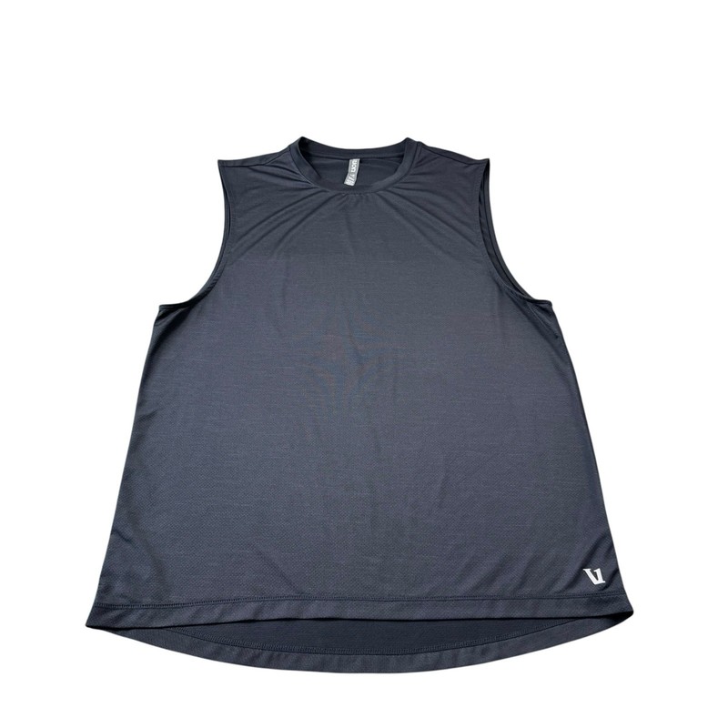 Vuori Men’s Sleeveless Zephyr Muscle Tee Tank Top V167 Black Large Workout Gym