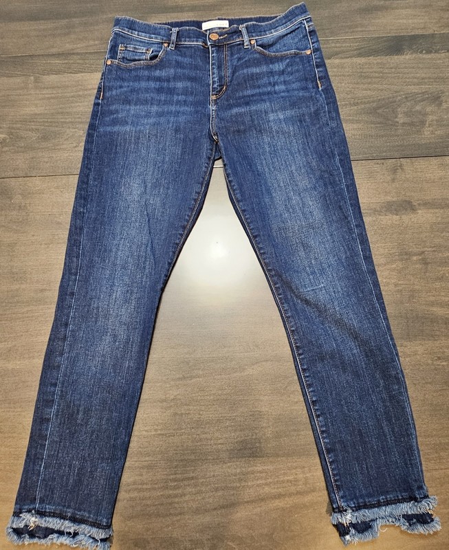 Made and Loved LOFT Women’s SIZE 30/10 Modern Skinny Ankle Dark Blue Jeans