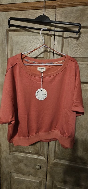 Umgee 1/2 Zip Collared Pullover Sweatshirt Women’s XL Relaxed $15 each