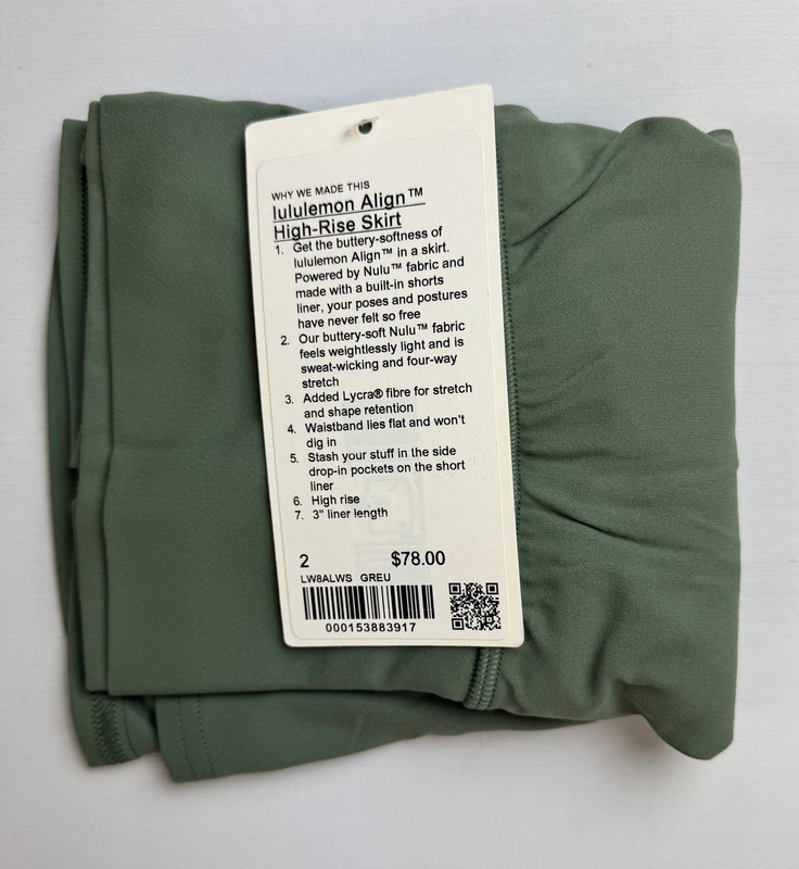 NEW lululemon Align™ High-Rise Skirt. Crater Blue. Choose Your Size. NWT gallery