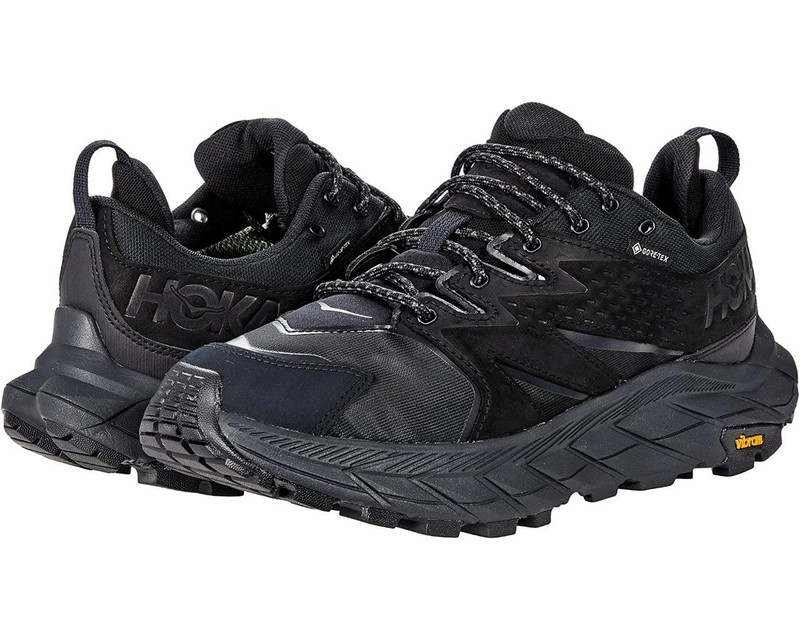 New Men’s Hoka Anacapa Low GTX Gore-Tex Waterproof Hiking Shoes Size 8-10 Black