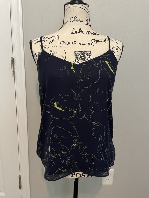 Philosophy Printed Spaghetti Strap Shirt