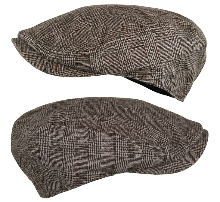 Classic Men's Solid Plain Wool Blend Tweed Newsboy Ivy Gatsby Cabbie Golf Hat gallery