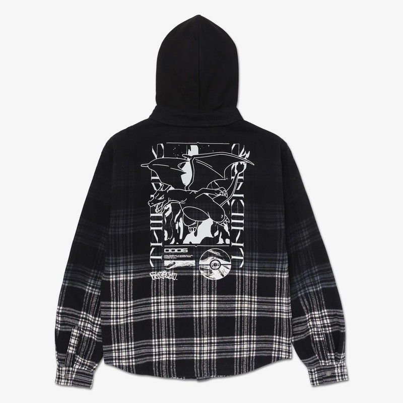 100 Thieves Charizard Quilted Flannel - Size M - Sold Out - Limited Release gallery