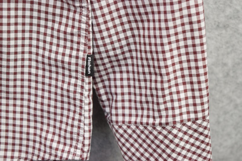 Rohan Newtown Long Sleeve Shirt Burgundy White Gingham Size L gallery