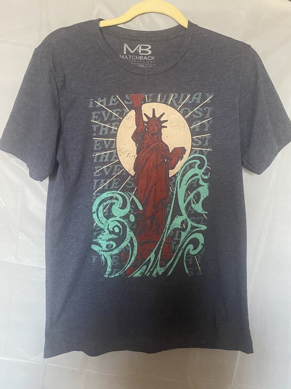 MB Matchback T-Shirt Men’s Medium Graphic Liberty