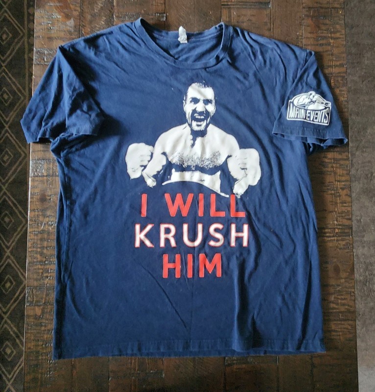 2014 Kovalev Agnew - I Will Krush Him - Boxing WBO Light Heavyweight Size XL UFC