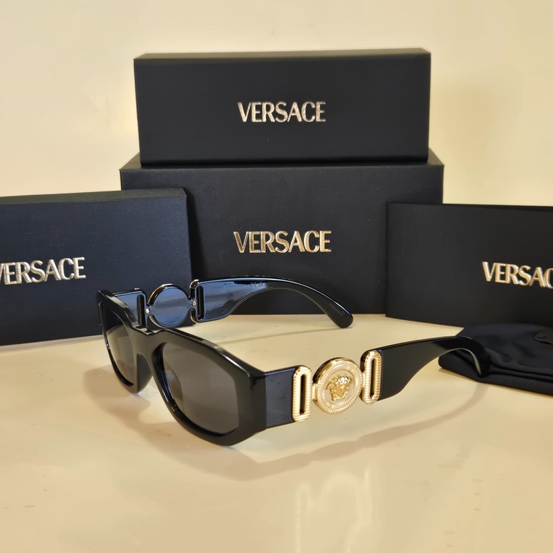 Versace Sunglasses VE4361 Black Gold Biggie Mod. 4361