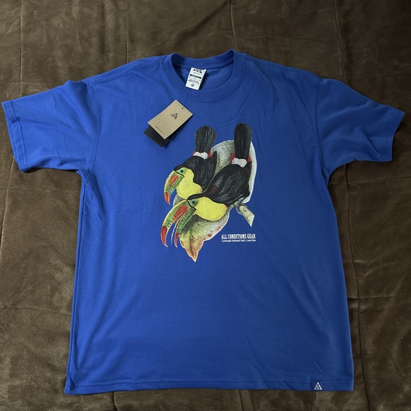 NWT Nike ACG Dri-Fit Toucan Game Royal T-shirt Men’s Sz M