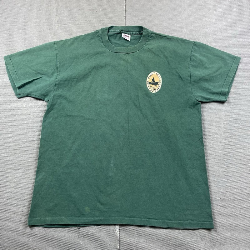 Vintage Billy Joel Shirt Mens XL Green River of Dreams Single Stitch Tour 90s