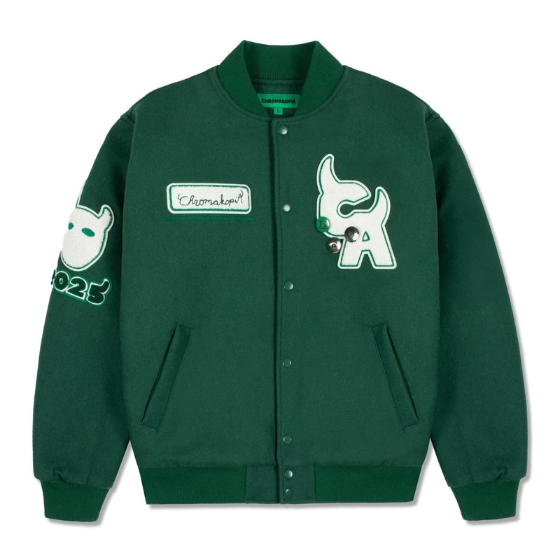 Tyler The Creator Chromakopia Tour Green Varsity Jacket – Inspired Jacket