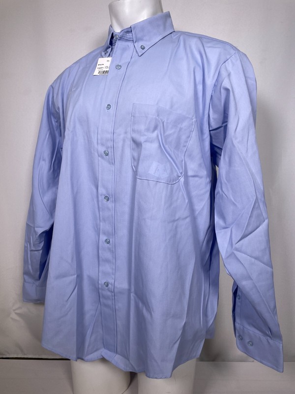 Elbeco Post Regulation Blue Button Down Uniform Shirt Men's 17.5 34/35 NWT gallery