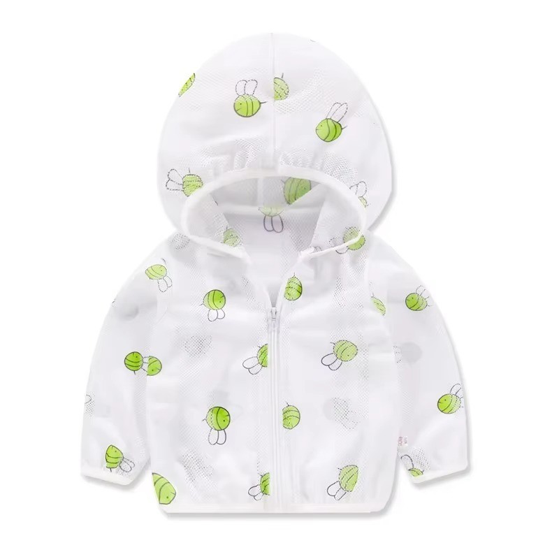 Toddler Kids Summer Sunscreen Jacket Breathable Mesh Hooded Thin Coat Sun Wear gallery