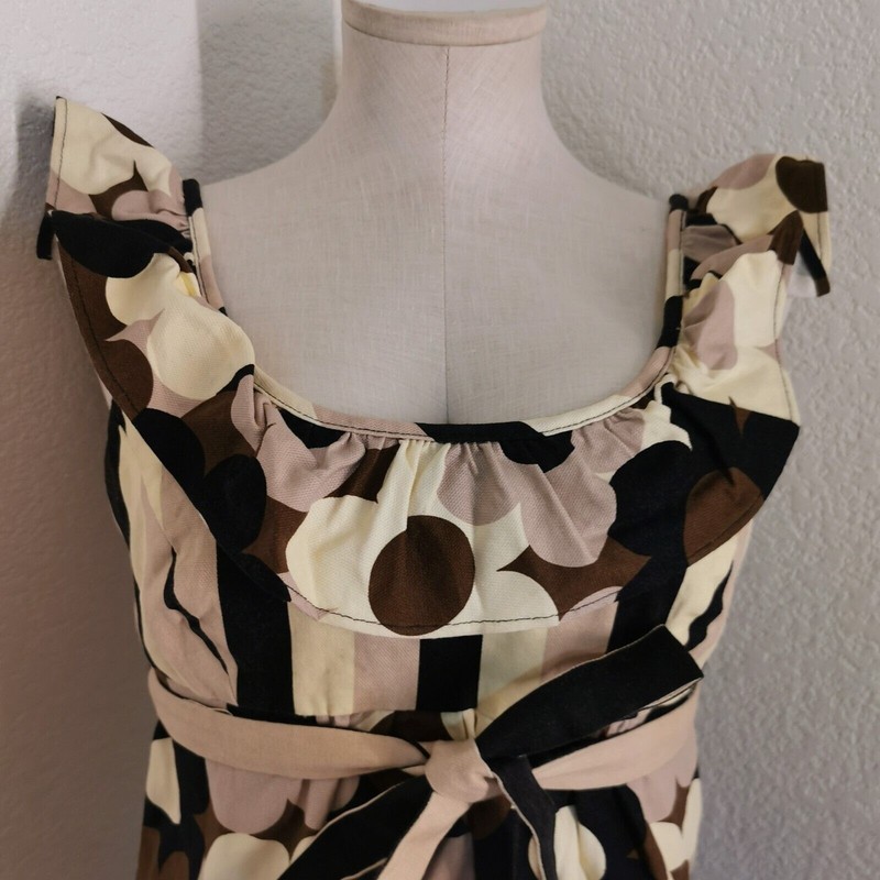 AS IS Betsey Johnson SZ 2 Vintage Dress Sleveless Floral Funky Retro Pop Hippie gallery