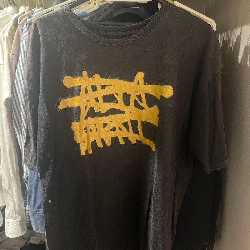 ALTAMONT Graphic T-Shirt L Size Black 100% Cotton