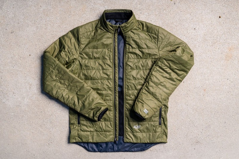 Mission Workshop Acre Primaloft Gold Jacket Slim Fit Olive Zip-Up Mid Layer SM