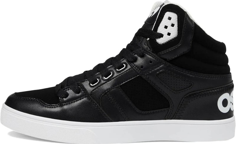 Osiris Clone Black Black White Mens Skate Hi Top Trainers
