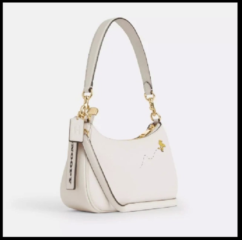 NWT Coach Peanuts Teri Shoulder Bag CBJ76 crossbody bag Snoopy Fast Shipping gallery
