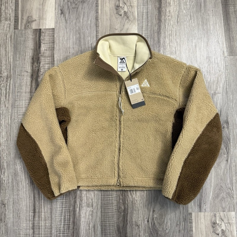 Nike ACG Canwell Sherpa Fleece Full Zip Jacket HV4705-297 Women’s Size XS