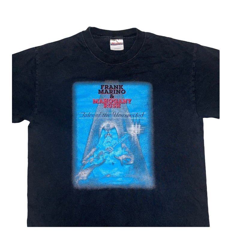 Vintage Frank Marino & Mahogany Rush Tour T Shirt Tales Of The Unexpected 2000s
