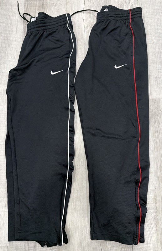 Nike Pants Mens Large Black Track Atheltic Running Dri Fit Lounge Lot Of 2