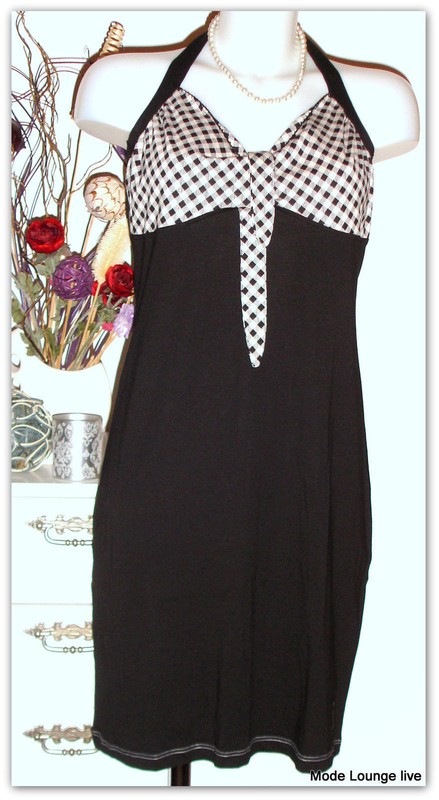 Vive Maria Plaid Dress Black White Vichi Red Vichy Love Lace Up Neck