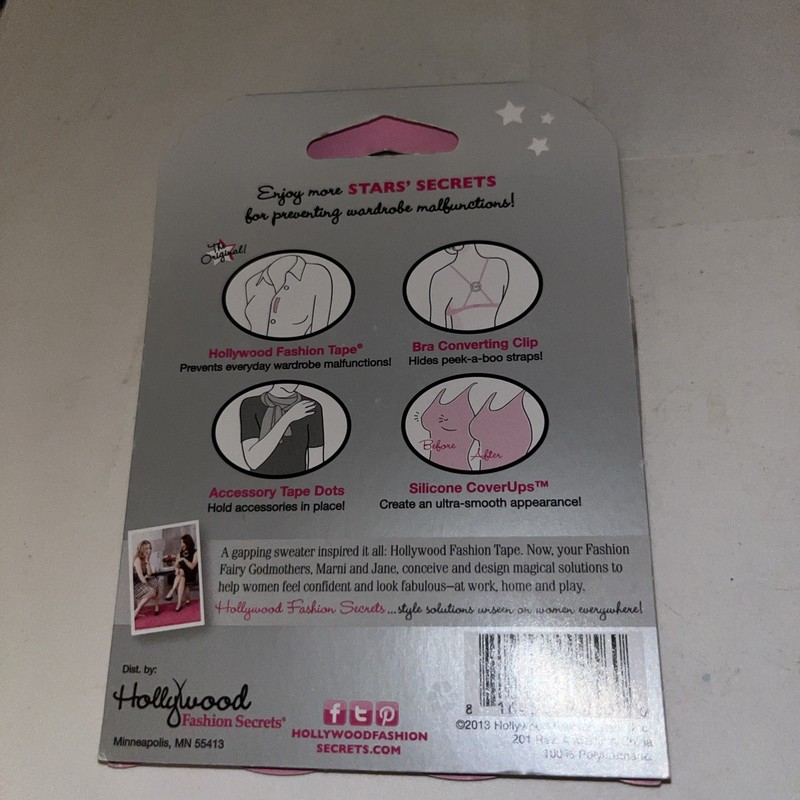 Hollywood Invisible Bra Straps 2 Count – Clear Replacement Straps Adjustable gallery