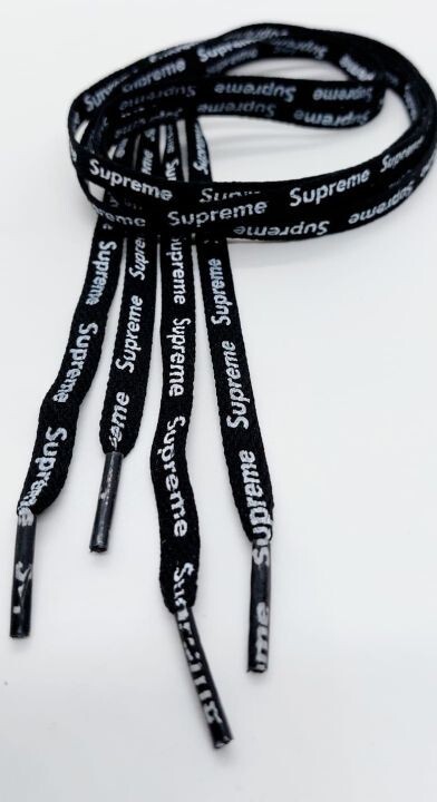 AF1 Supreme Shoe Laces 120cm BLACK, RED, WHITE WHEAT air jordan, dunks, airforce gallery