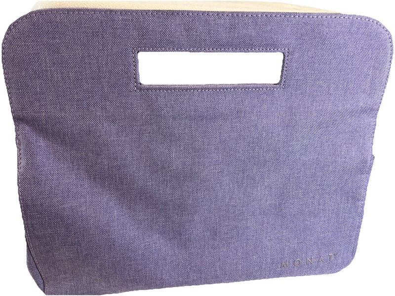 2 Monat Lavender Heat Resistant Bags-Travel Makeup Hair Organizer Set